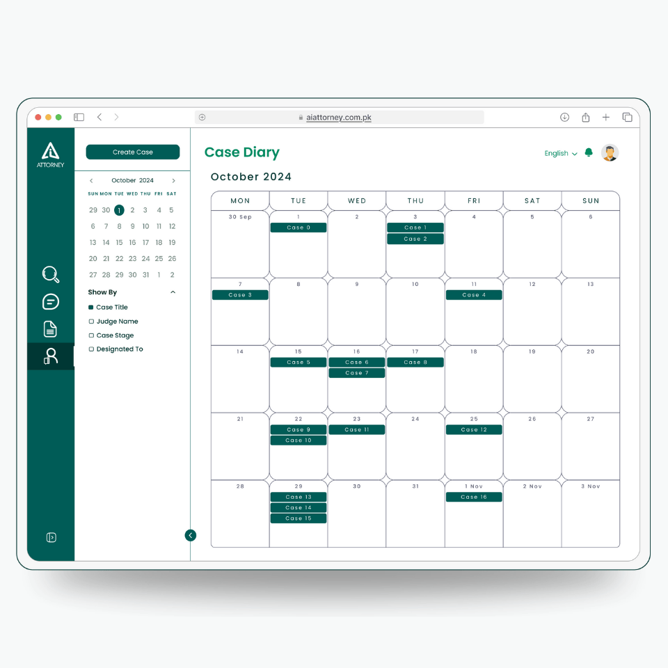 Case Diary - Organize and track legal commitments