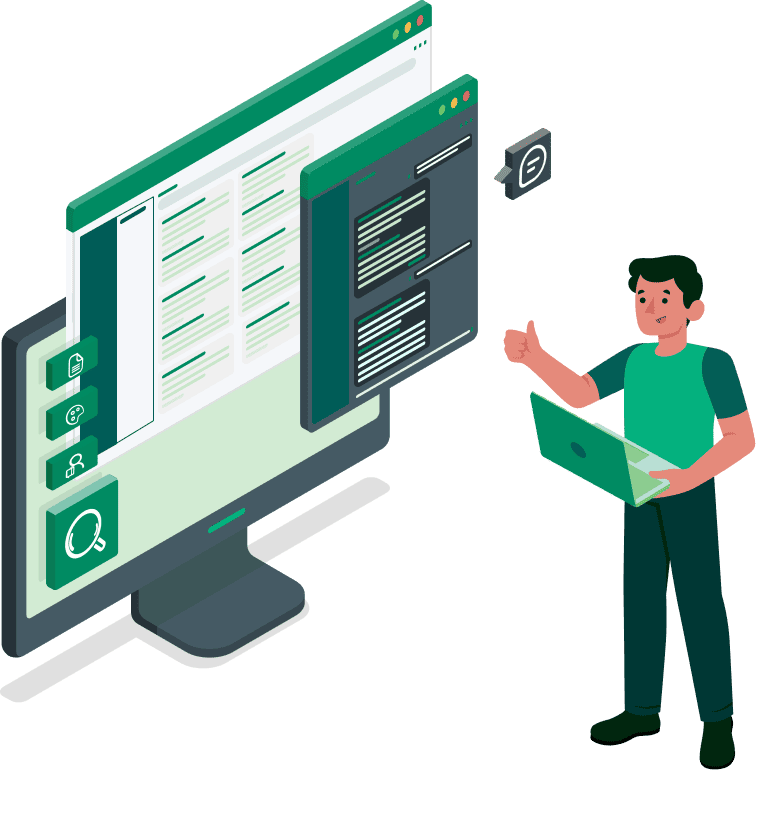 AI Attorney Illustration - A Smarter Legal Assistant