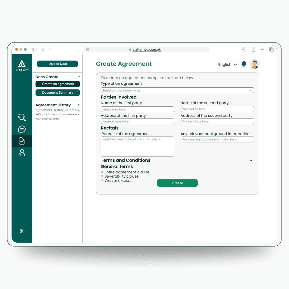 Legal Drafter - Create personalized contracts easily