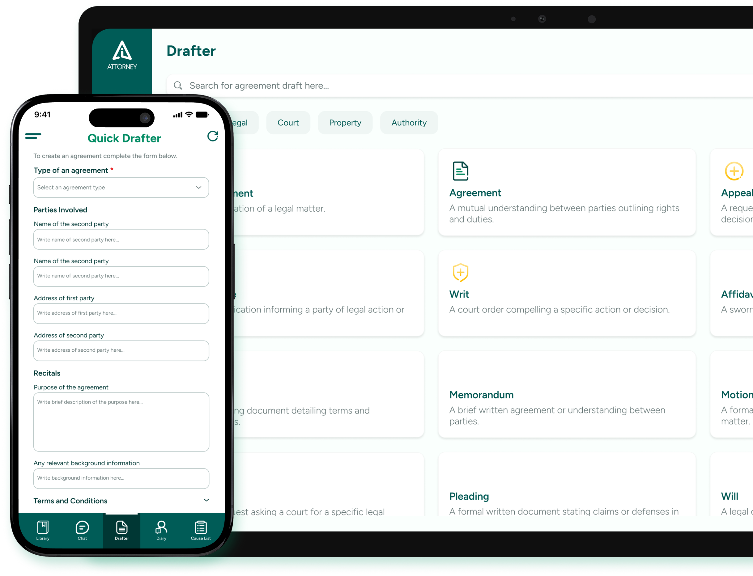 Legal Drafter preview